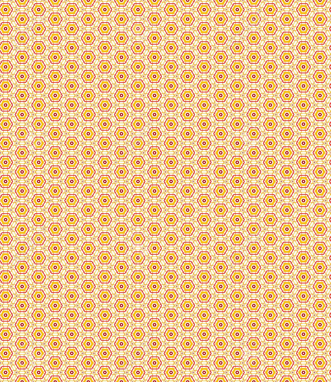 ancient geometric pattern in repeat fabric print seamless