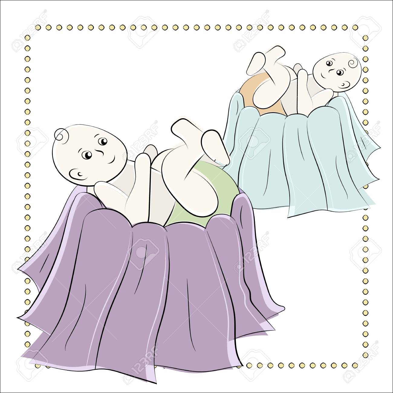 教会で子供の洗礼洗礼します 手で描かれた 孤立した要素のベクトルを設定します はがき お祝いの言葉 壁紙 プリント 背景に使用 のイラスト素材 ベクタ Image