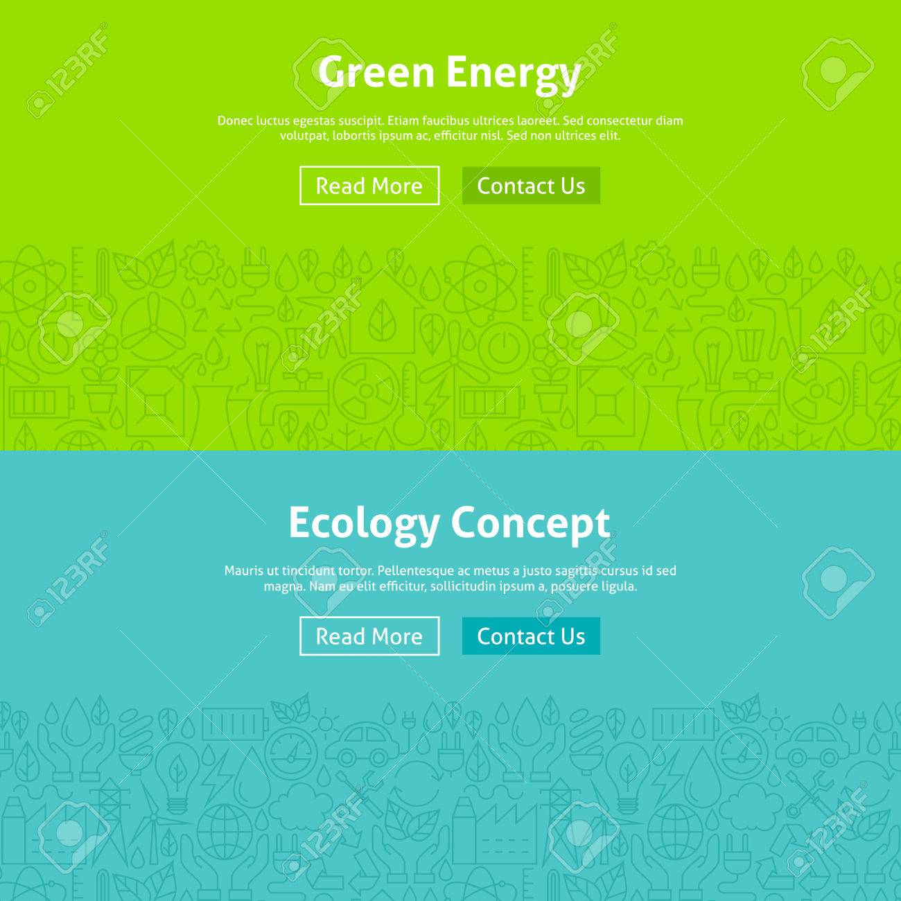 Ecology Green Energy Line Art Web Banners Set. Illustration for Website banner and landing page. Eco Power and Environment Modern Design. - 53438391 Ecology Green Energy Line Art Web Banners Set. Illustration for Website banner and landing page. Eco Power and Environment Modern Design. - 53438391