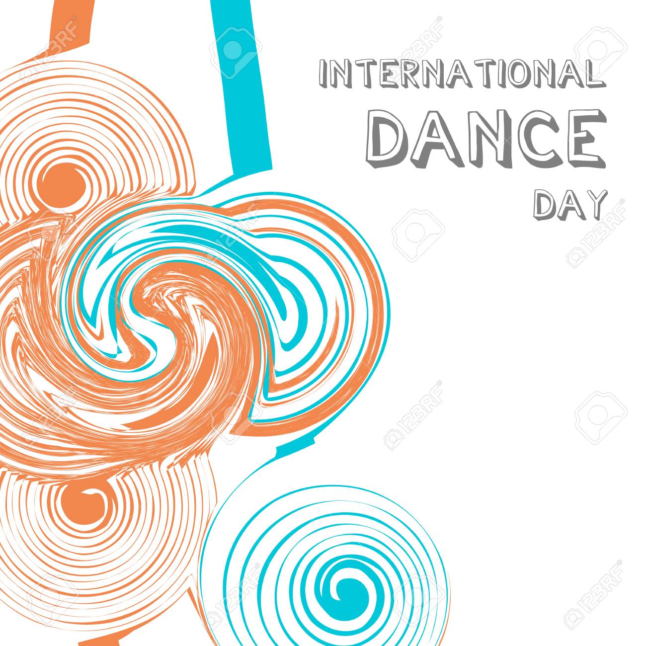 International Dance Day Card In Vector For Poster Print Creative Royalty Free Cliparts Vectors And Stock Illustration Image 101723233