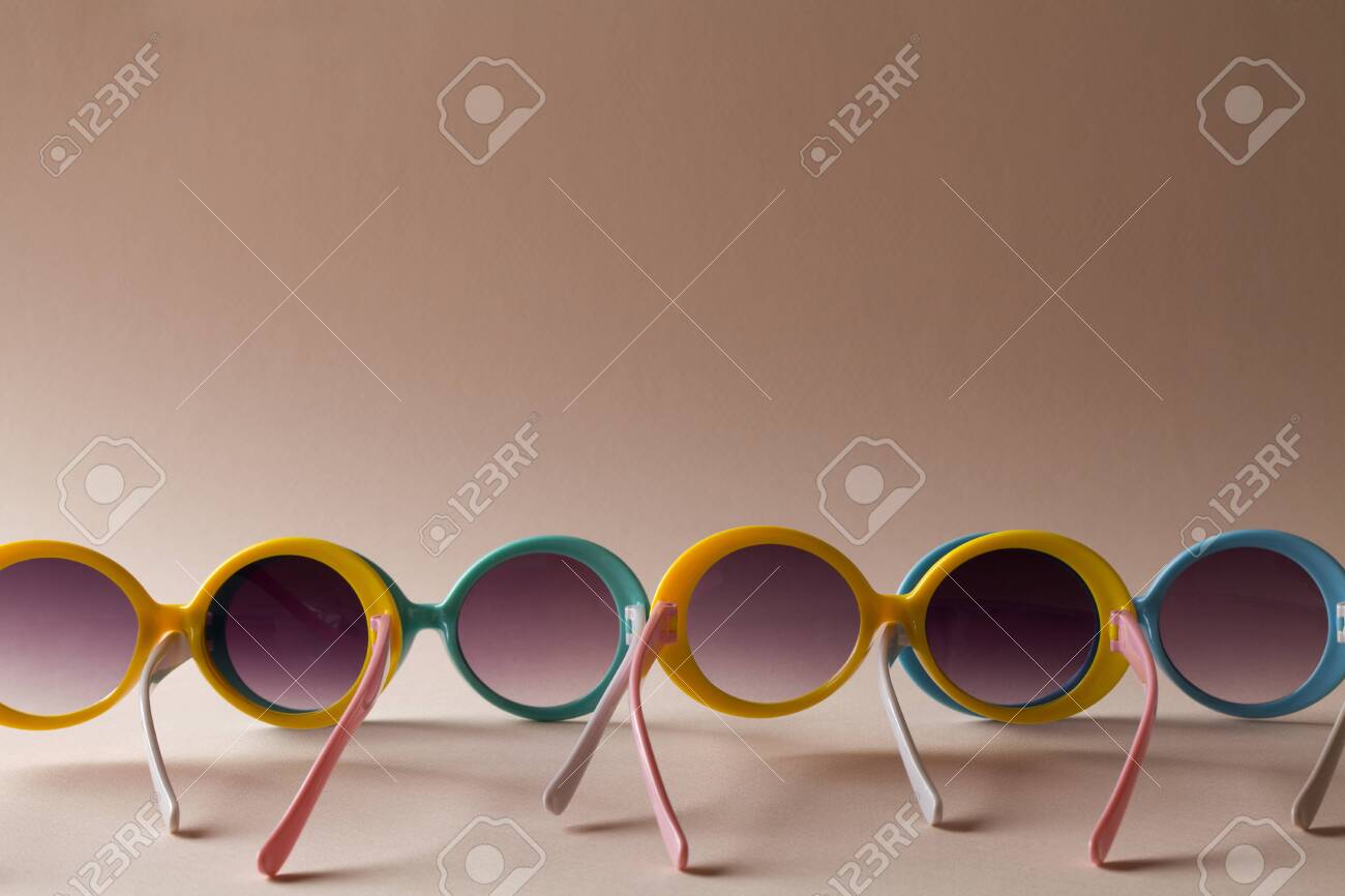 multi colored sunglasses