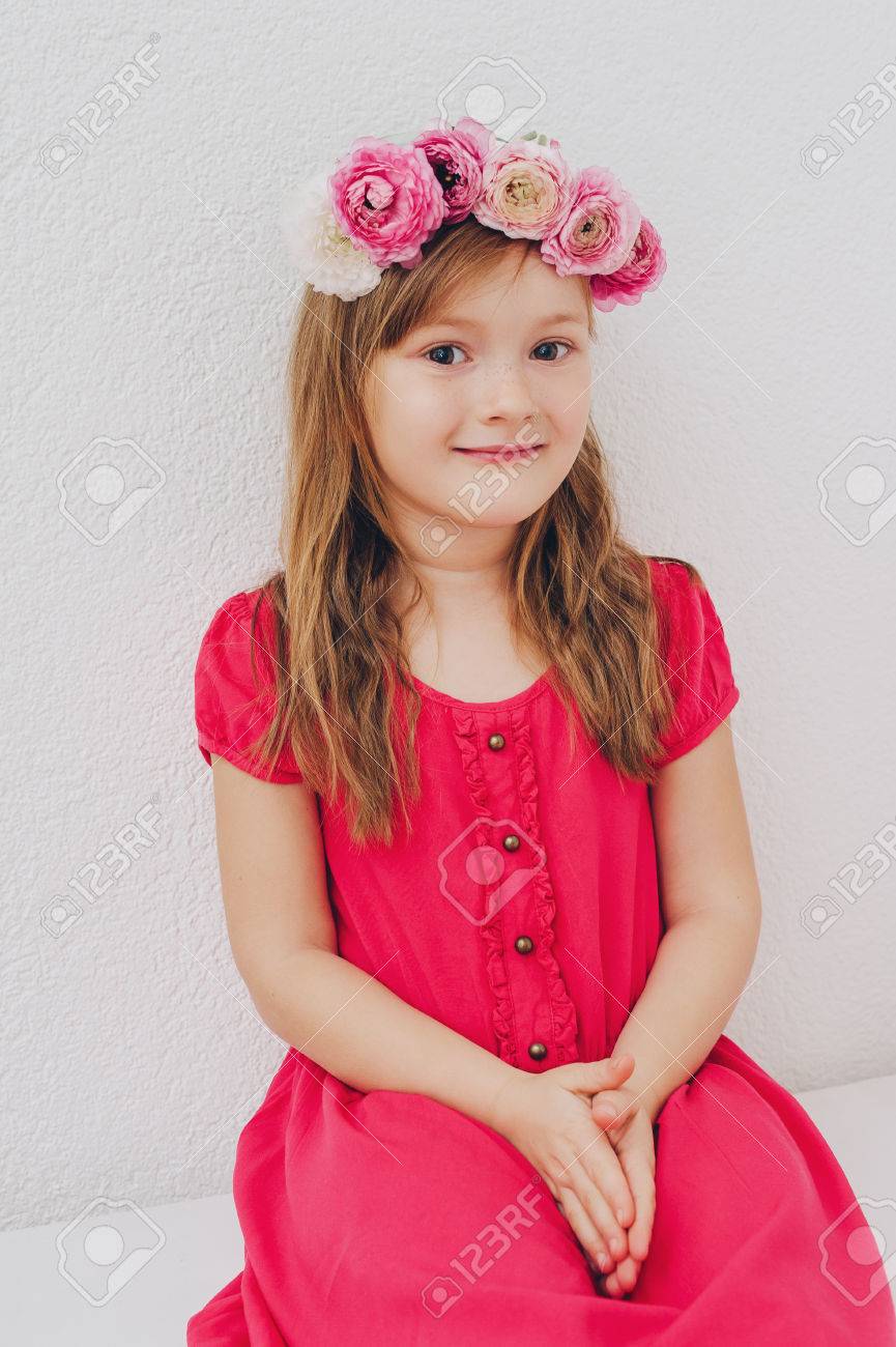 robe rose fille 5 ans