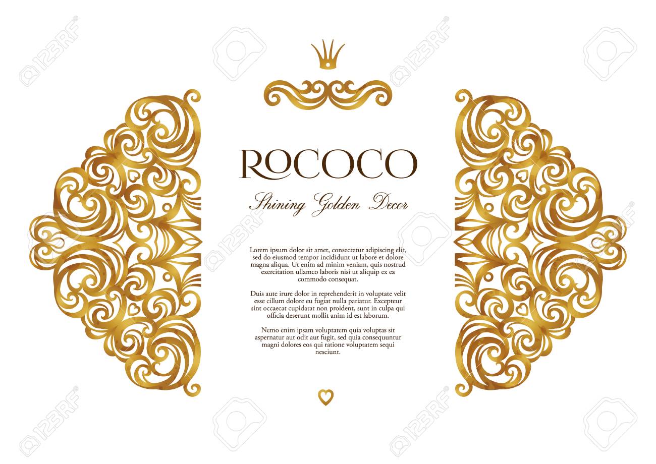 vector vintage decor ornate floral ornament for design template