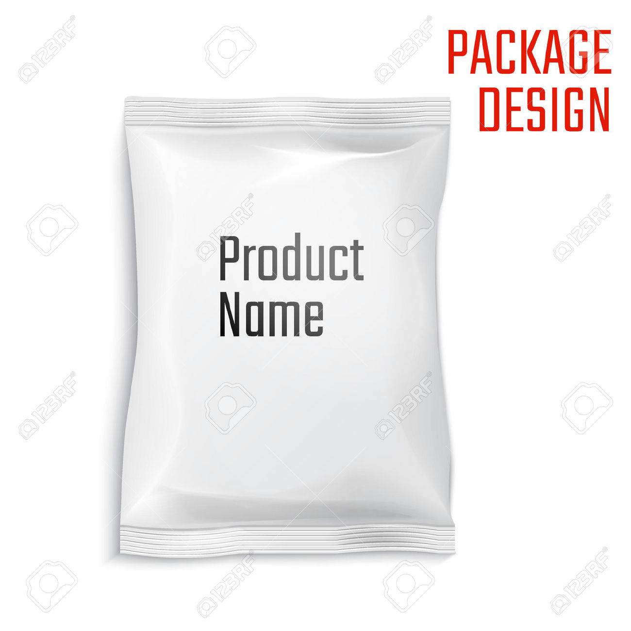 Vector Illustration of Package snack bag for Design, Website, Background, Banner. Pack Element. Mock up Template for your branding or product - 45125905 Vector Illustration of Package snack bag for Design, Website, Background, Banner. Pack Element. Mock up Template for your branding or product - 45125905