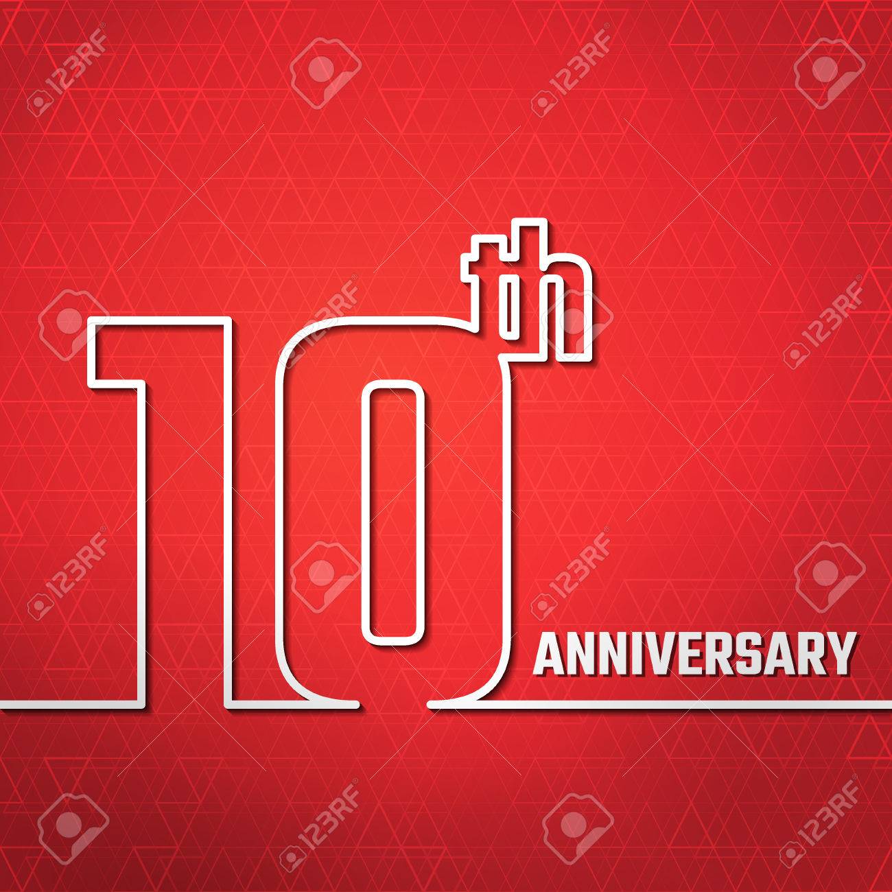 Vector Illustration of 10th Anniversary Outline for Design, Website, Background, Banner. Jubilee silhouette Element Template for greeting card - 49779972 Vector Illustration of 10th Anniversary Outline for Design, Website, Background, Banner. Jubilee silhouette Element Template for greeting card - 49779972