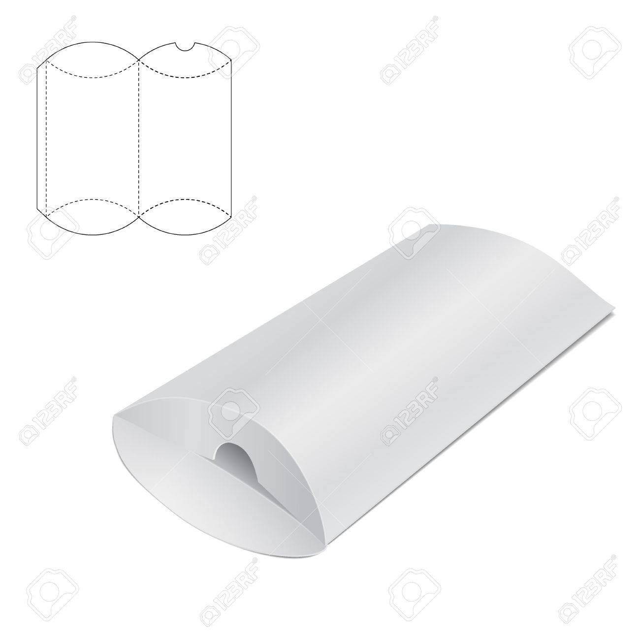 Vector Illustration of Pillow craft Box for Design, Website, Background, Banner. Folding package Template. Fold pack with die line for your brand on it - 51583292 Vector Illustration of Pillow craft Box for Design, Website, Background, Banner. Folding package Template. Fold pack with die line for your brand on it - 51583292