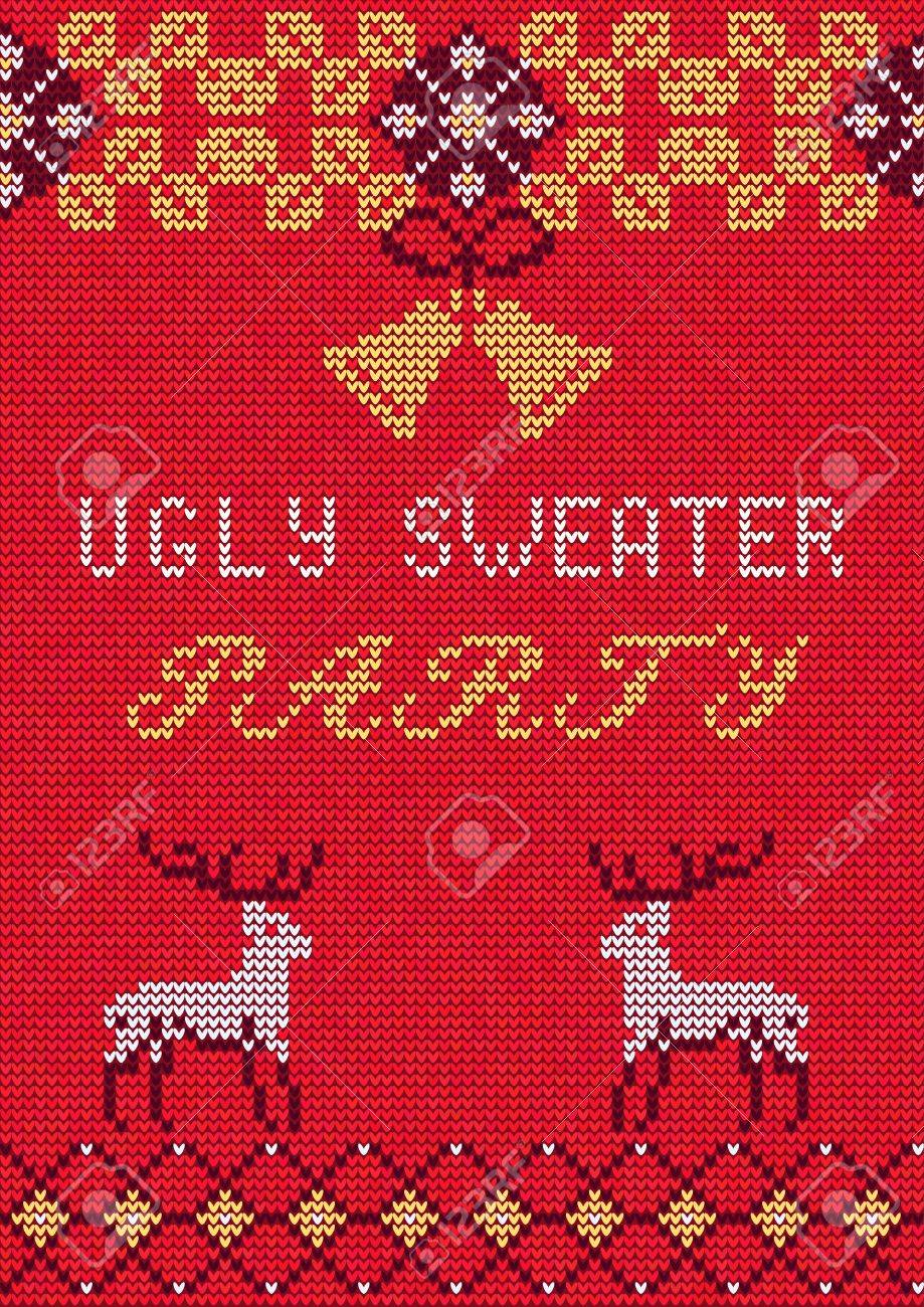 ugly sweater flyer