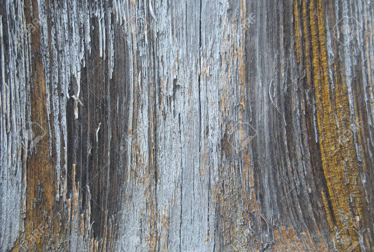 Old cracked paint pattern on a wooden background. Peeling paint. - 92055457 Old cracked paint pattern on a wooden background. Peeling paint. - 92055457