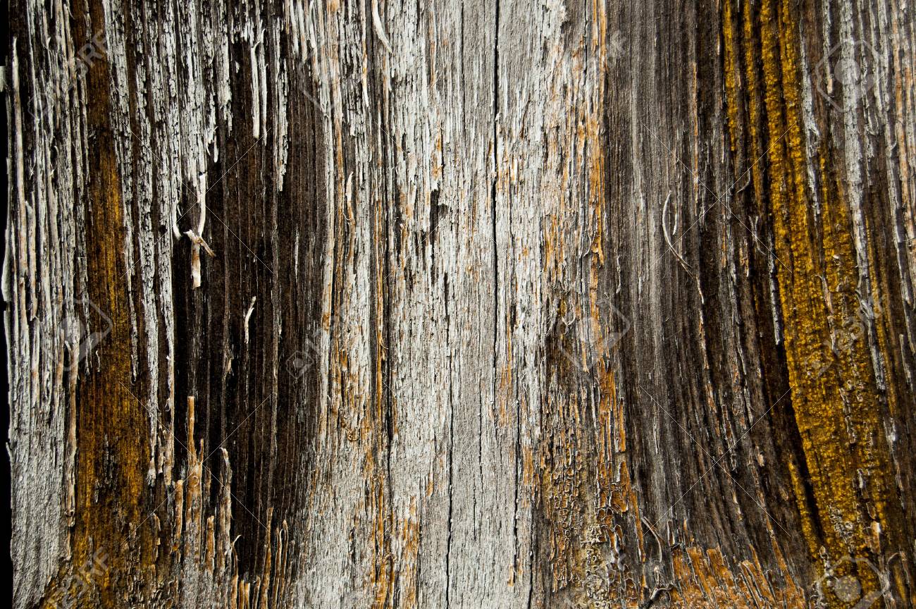 Old cracked paint pattern on a wooden background. Peeling paint. - 92055458 Old cracked paint pattern on a wooden background. Peeling paint. - 92055458