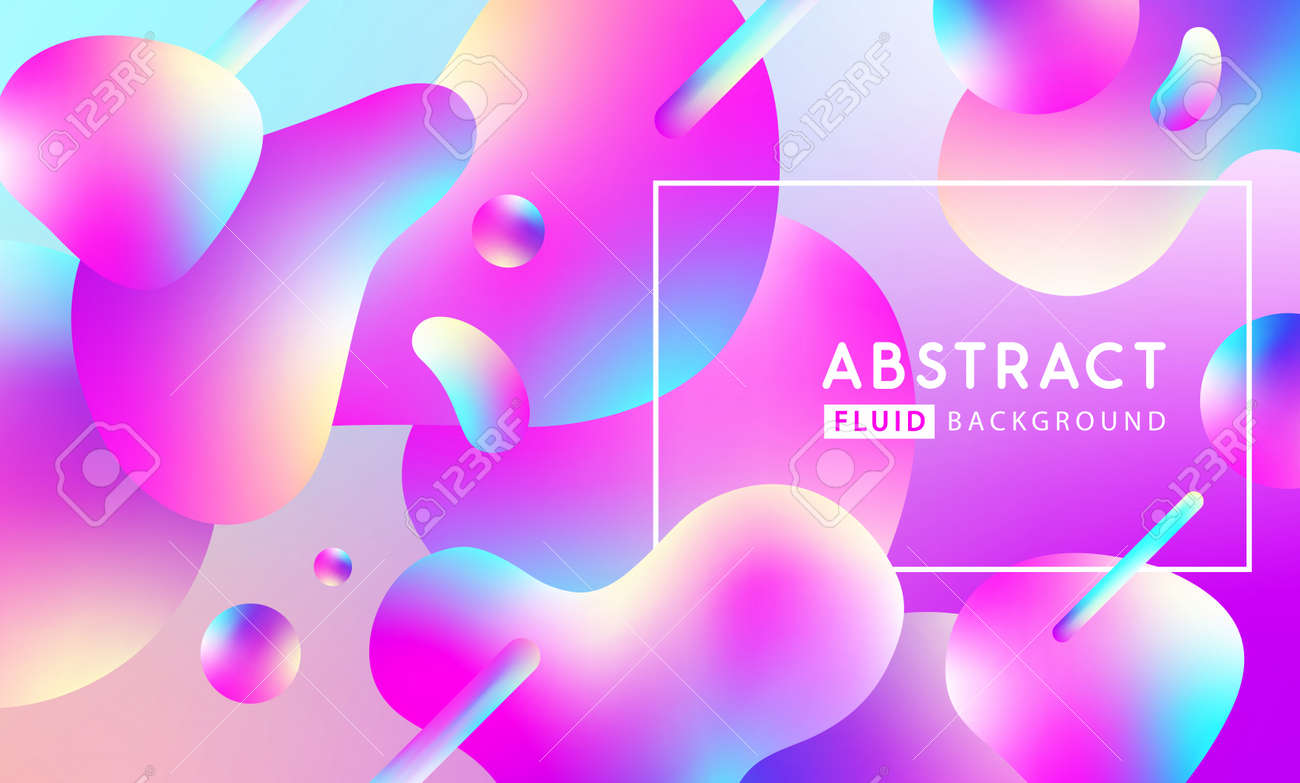 Modern fllow abstract background with free geometric shapes. Liquid Vector illustration - 169522170 Modern fllow abstract background with free geometric shapes. Liquid Vector illustration - 169522170