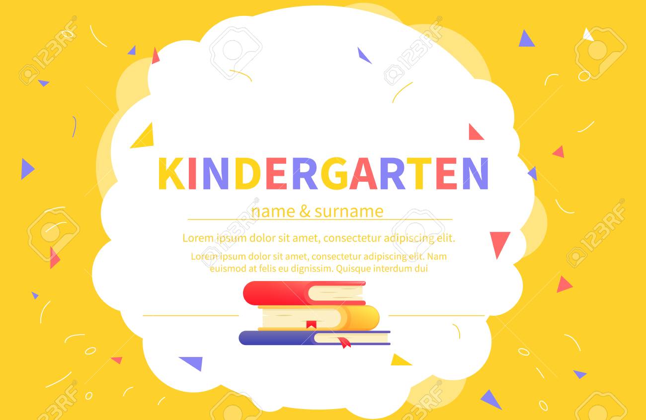 Kindergarten Certificate Templates For Student. Kids Design In Free Student Certificate Templates