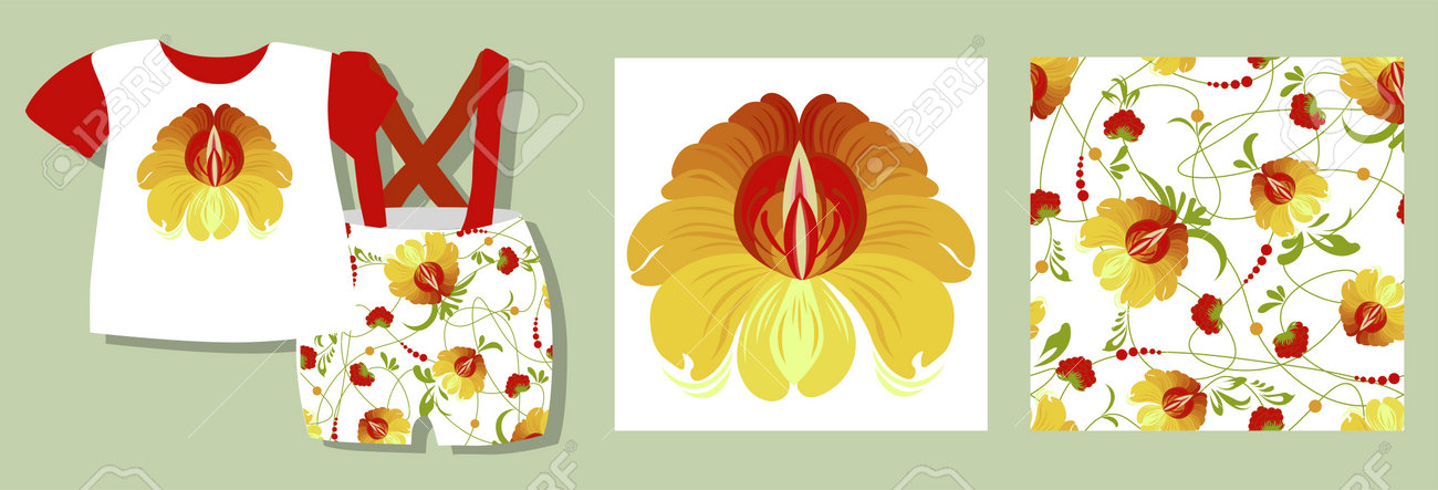 ethnic Ukrainian pattern. Petrikovskaya painting. Traditional Ukrainian painting. Abstract flowers on a white background. set for design of clothes, fabrics and textiles. - 169770388 ethnic Ukrainian pattern. Petrikovskaya painting. Traditional Ukrainian painting. Abstract flowers on a white background. set for design of clothes, fabrics and textiles. - 169770388
