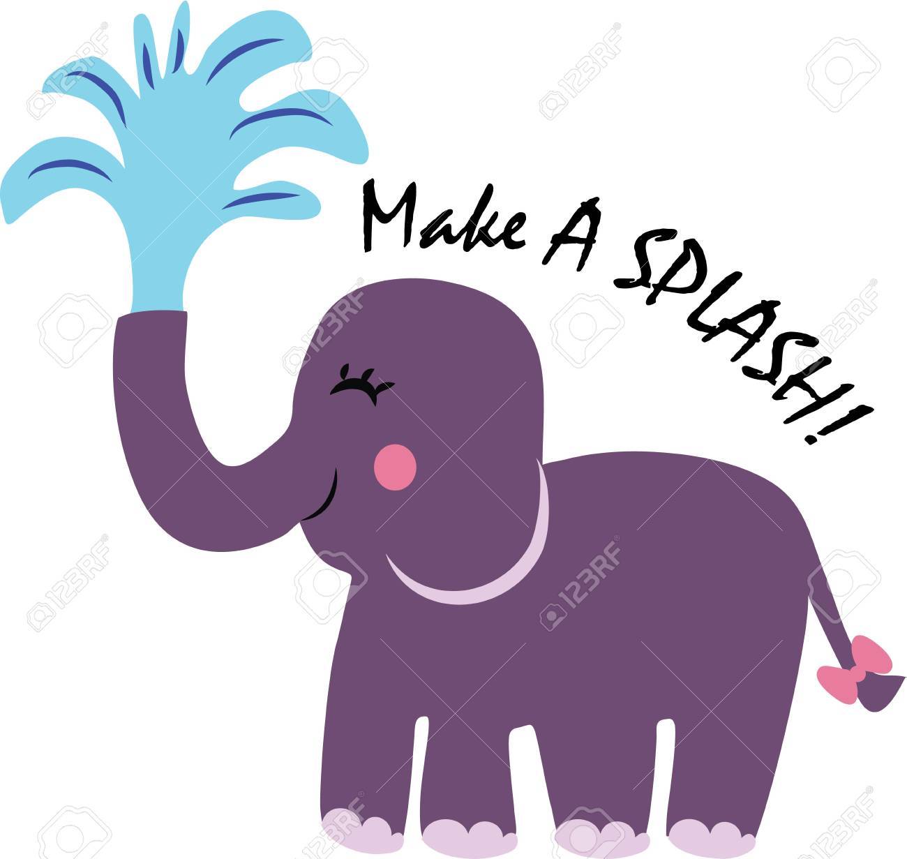 Ein Entzuckender Elefant Ist Ein Grosser Akzent Fur Ein Kinderzimmer Lizenzfrei Nutzbare Vektorgrafiken Clip Arts Illustrationen Image 44804618