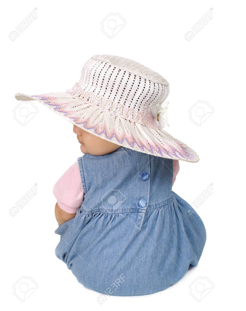 baby girl denim hat