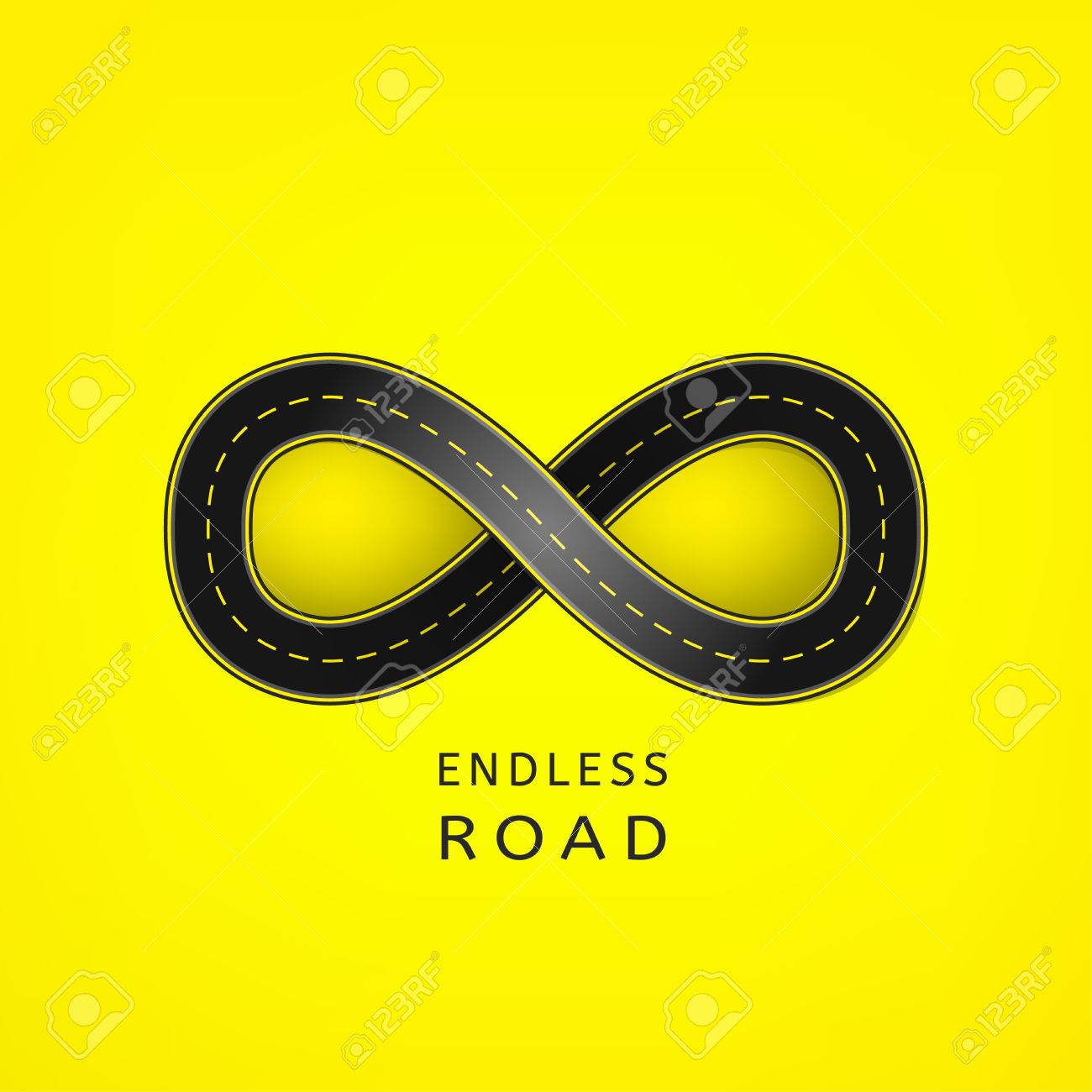 無限大の記号の形で無限ロードのイラスト素材 ベクタ Image