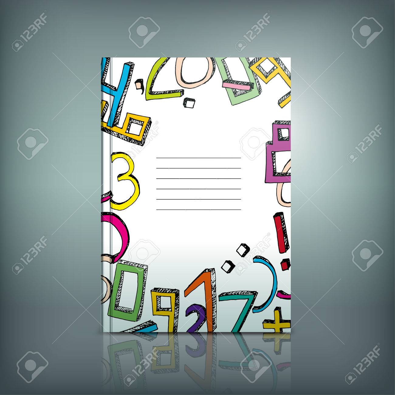 school book template