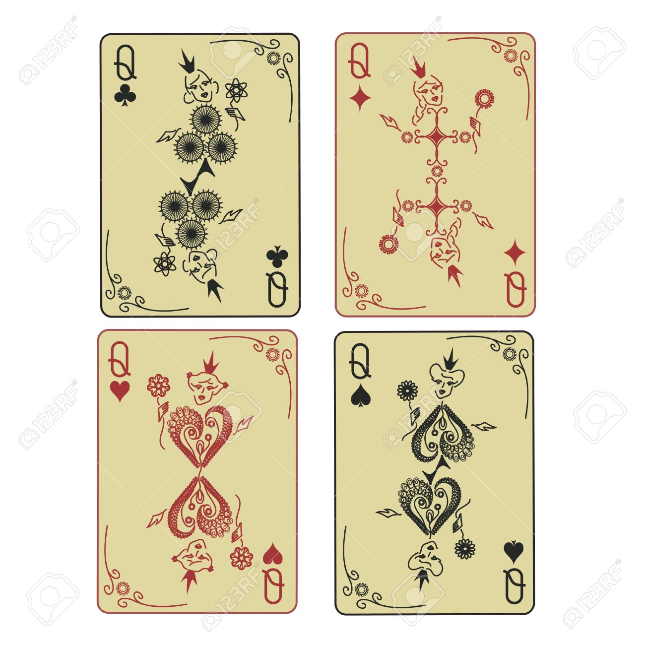 Retro Adult Playing Cards Retro Adult Playing Cards