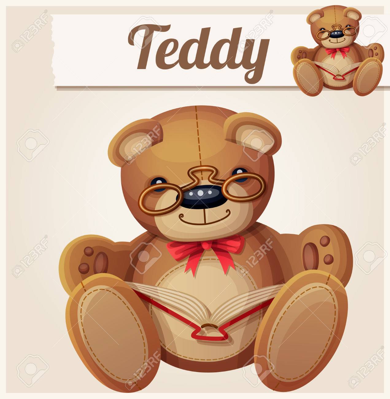 teddy bear with glasses