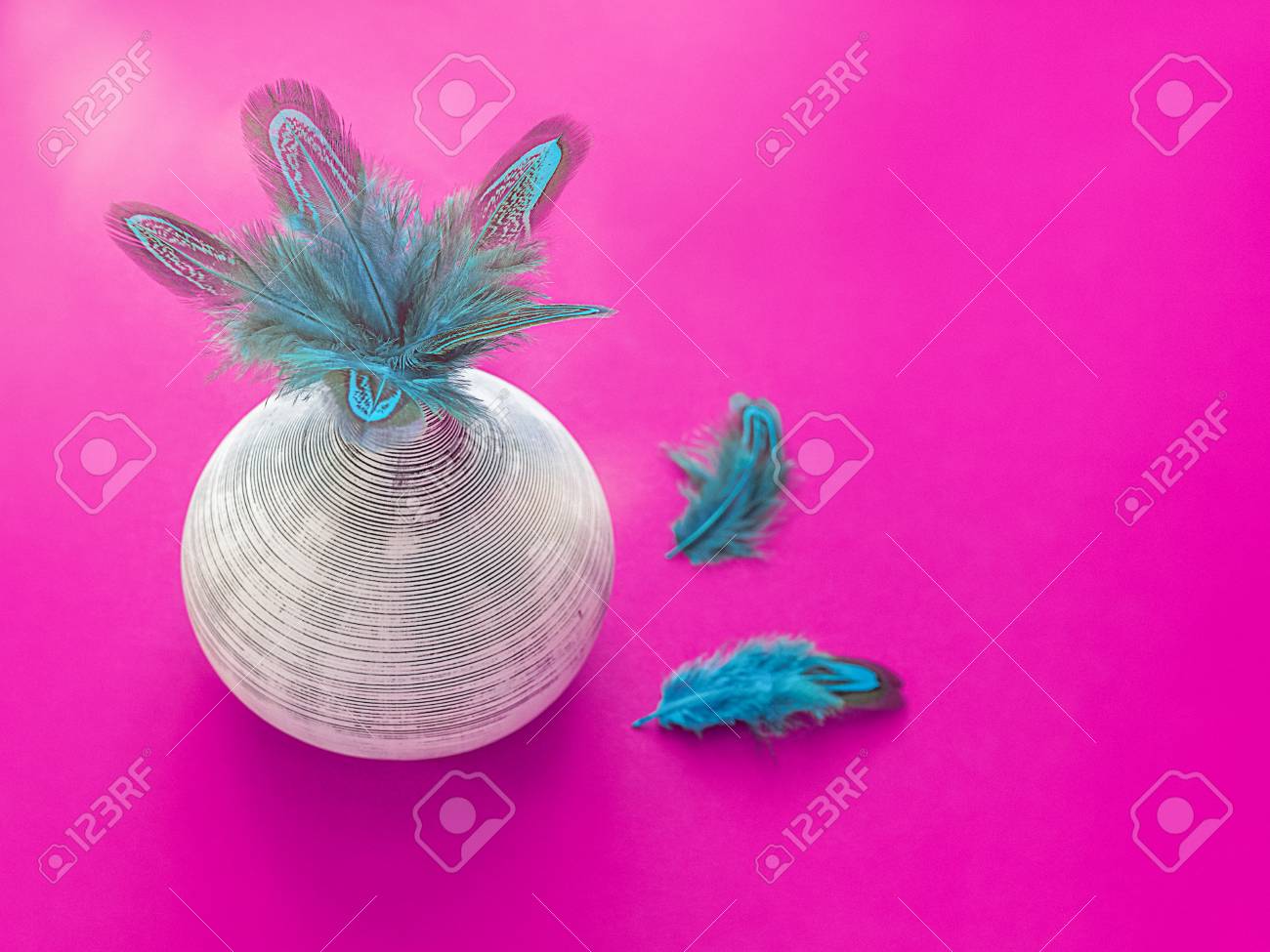The Original Decoration For The House Is A Bouquet Of Blue