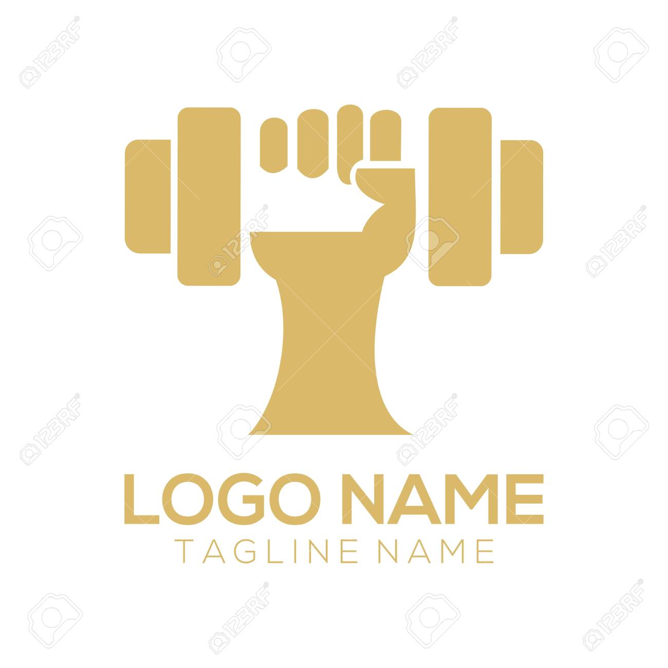 Fitness Logo And Icon Design Suitable For Your Business Company