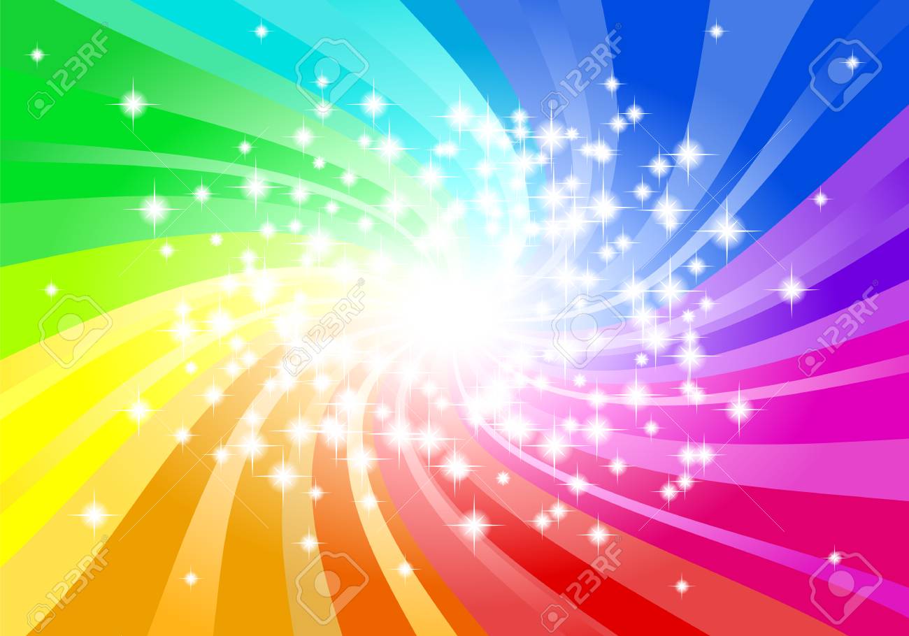 Vector Illustration Of A Abstract Rainbow Colored Star Background Royalty  Free SVG, Cliparts, Vectors, and Stock Illustration. Image 37362312.