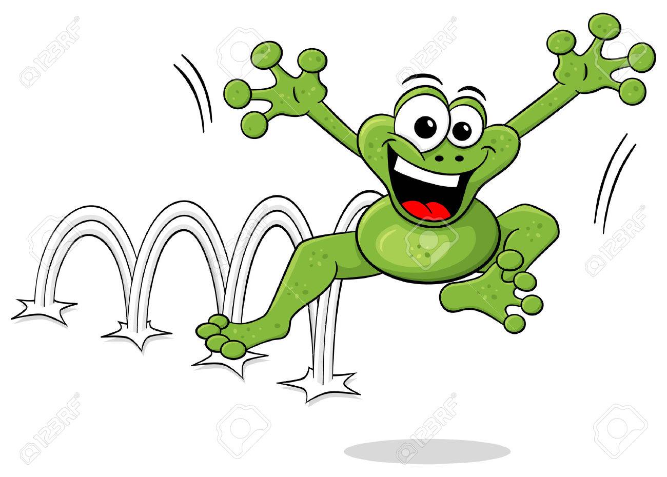 Ilustración Vectorial De Una Rana De Dibujos Animados Saltando Aislado En Blanco Ilustraciones Svg, Vectoriales, Clip Art Vectorizado Libre De Derechos. Image 40831307. Ilustración Vectorial De Una Rana De Dibujos Animados Saltando Aislado En Blanco Ilustraciones Svg, Vectoriales, Clip Art Vectorizado Libre De Derechos. Image 40831307.