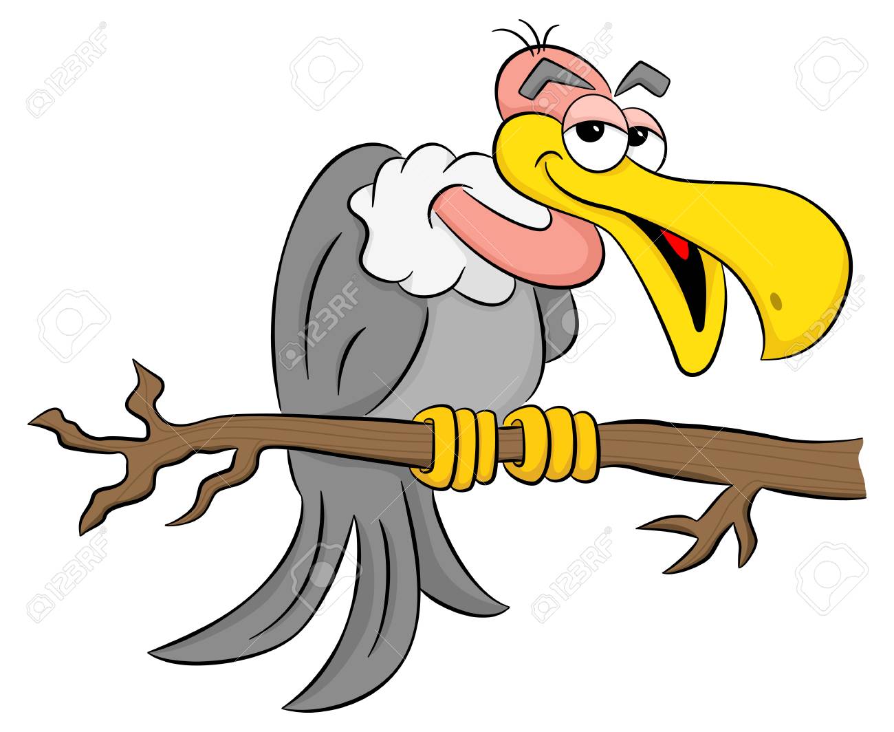 Vautour dessin animé