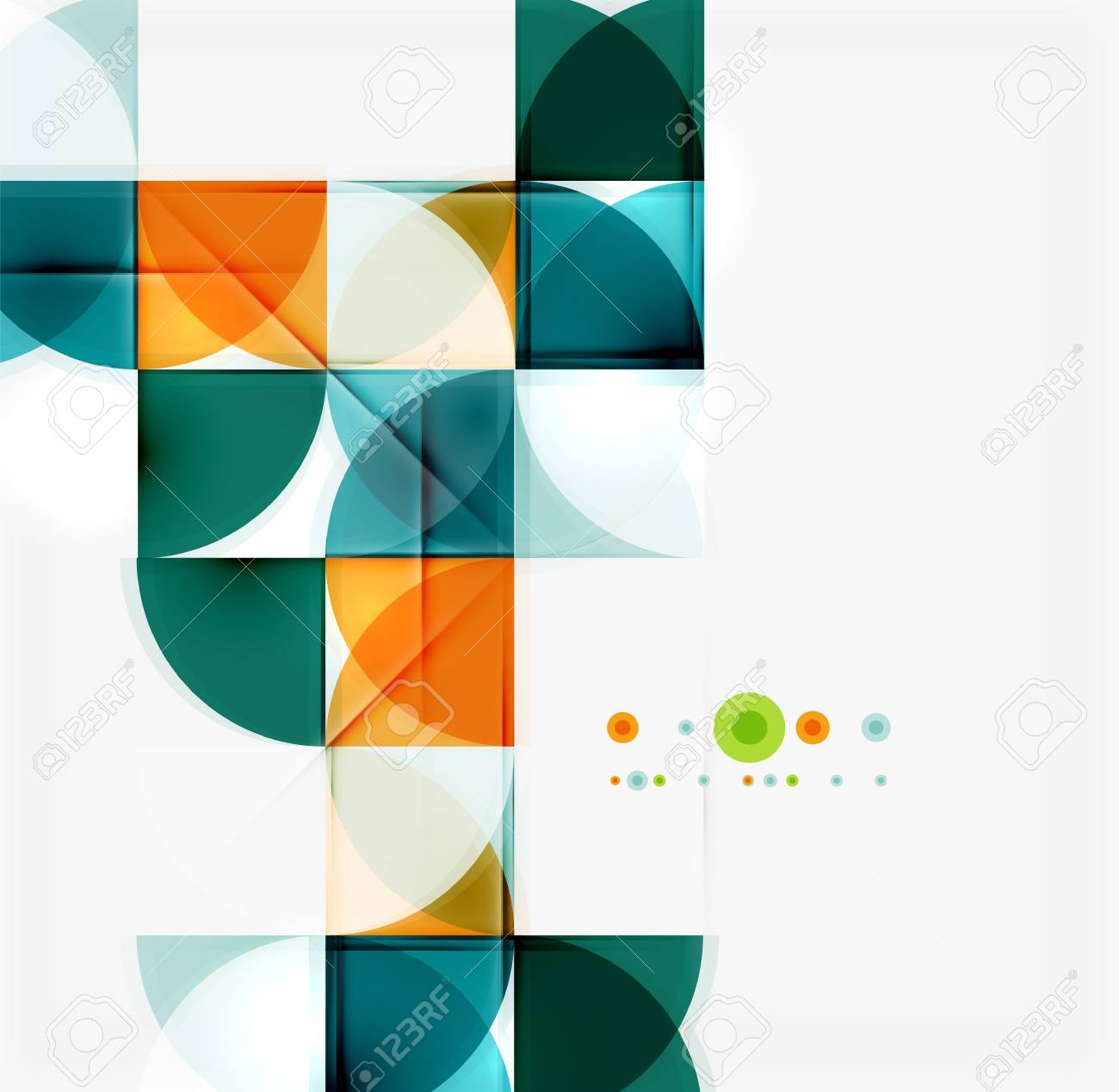 semicircle triangle pattern abstract
