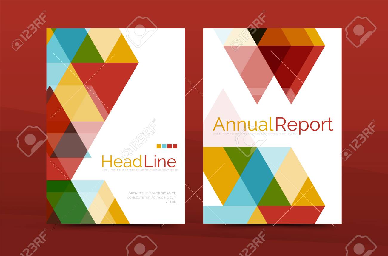 annual report cover page design