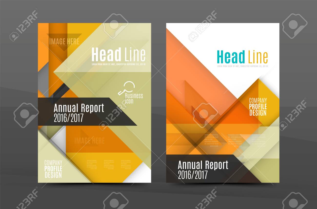 colorful fresh business a4 cover template flyer brochure