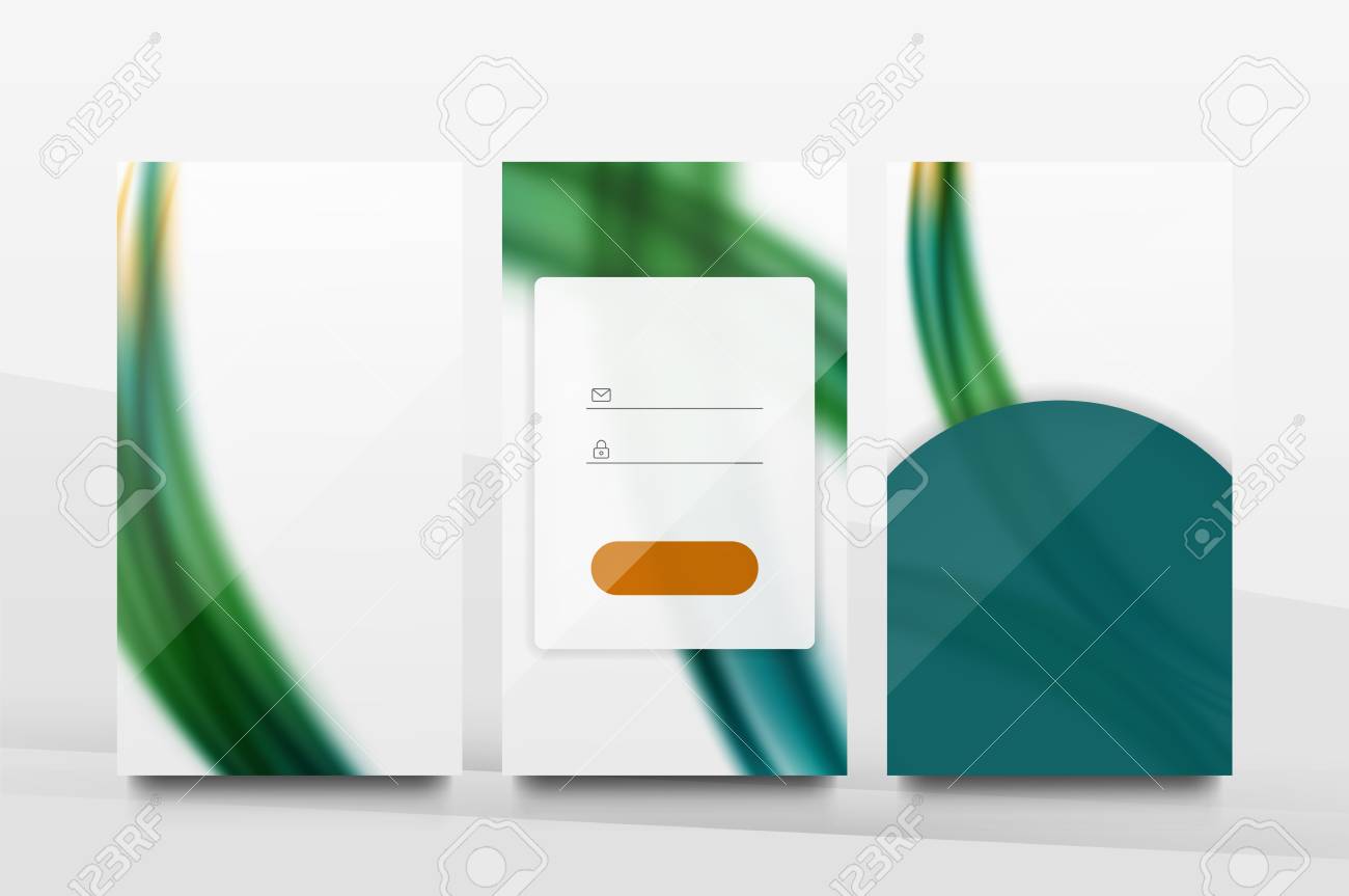 モバイル背景 Ui 幾何学的な抽象的なパターン アプリケーション壁紙 白紙 レイアウトのイラスト素材 ベクタ Image