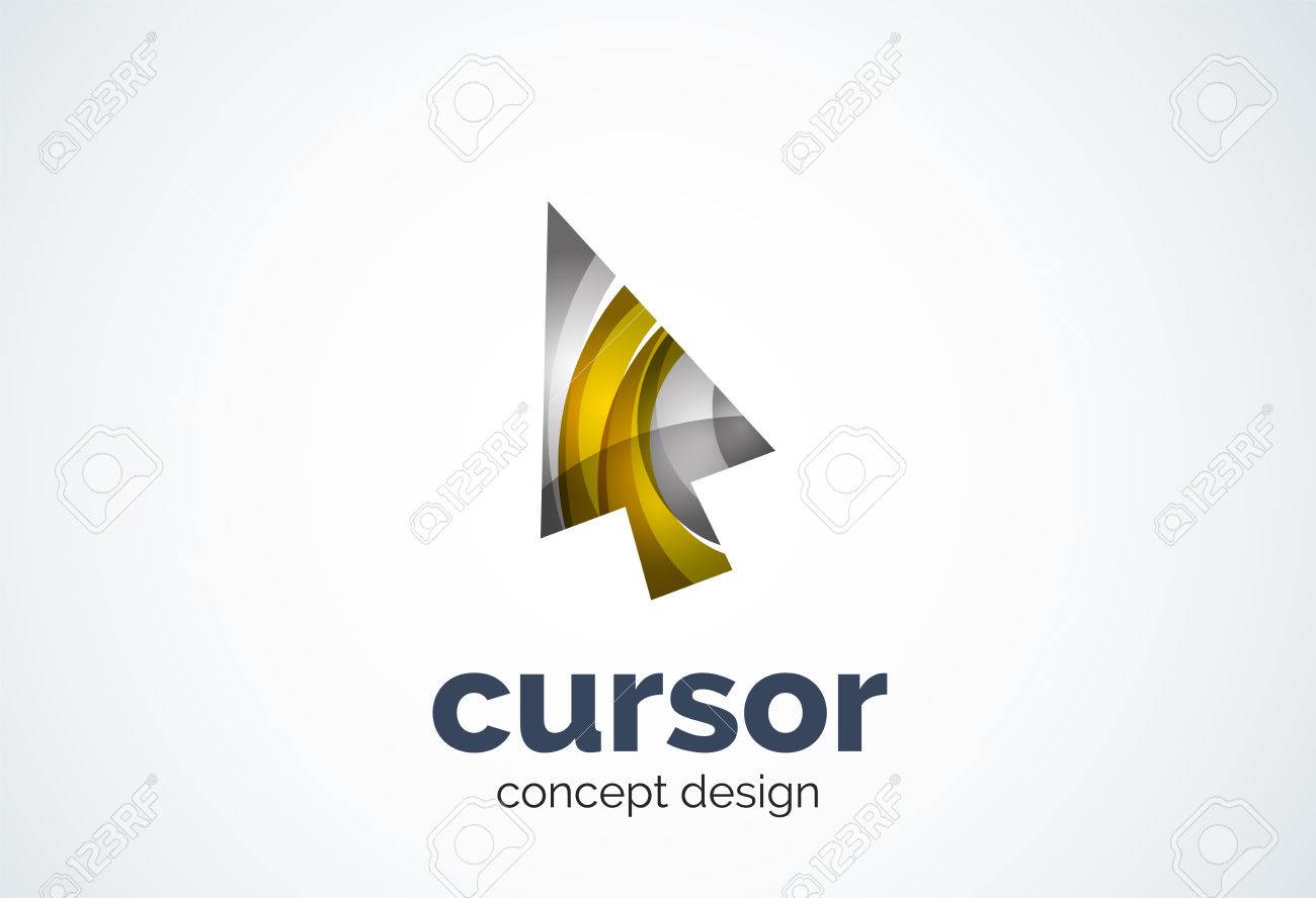 cursor template mouse pointer and arrow concept modern minimal