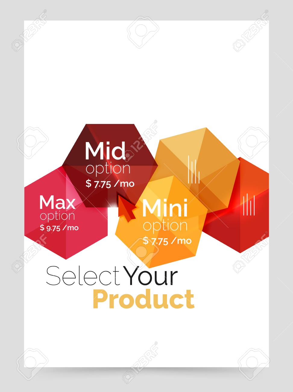 a4 business brochure template vector background for business
