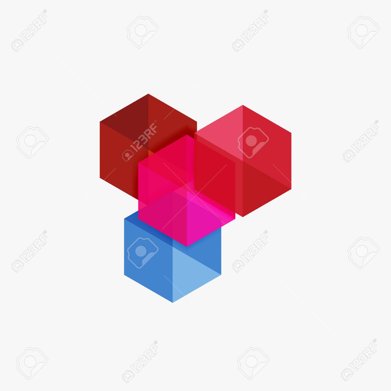 blank geometric abstract business templates hexagon layouts