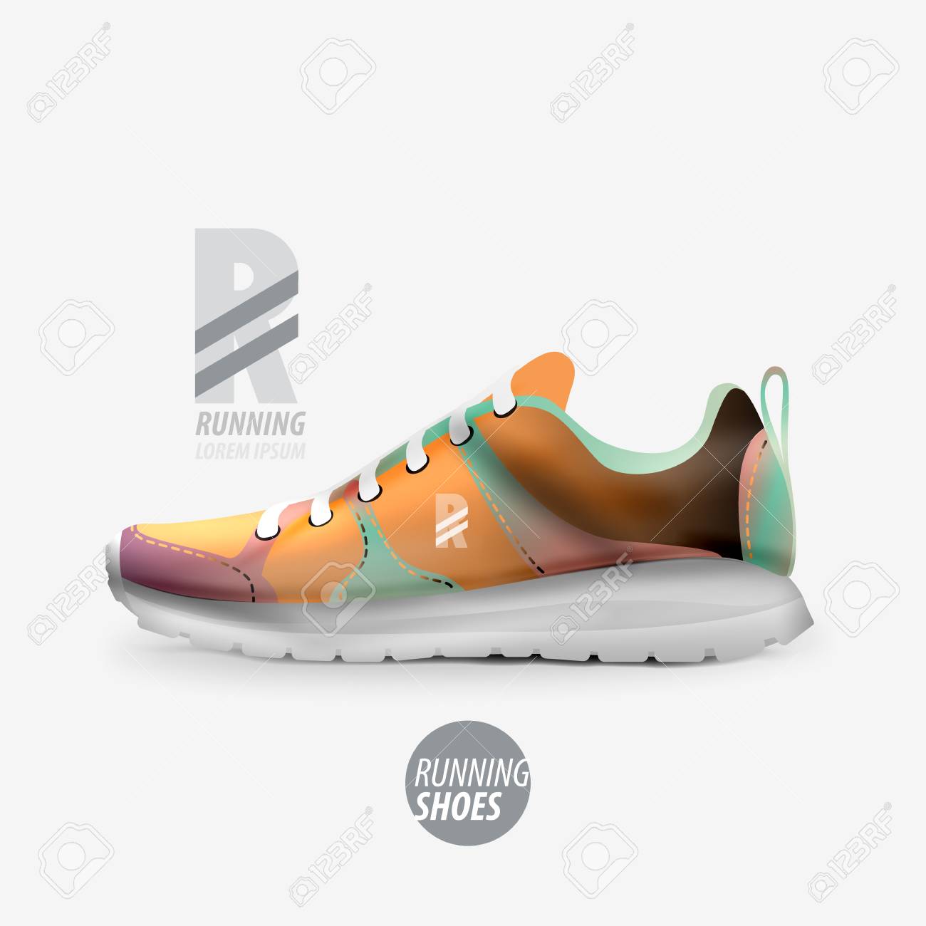 Vector Free Royalty Shoes Ad Product Template Running Cliparts OPk0Nw8nX