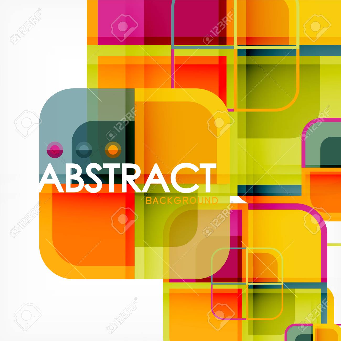 square geometric abstract background paper art design for cover background paper template