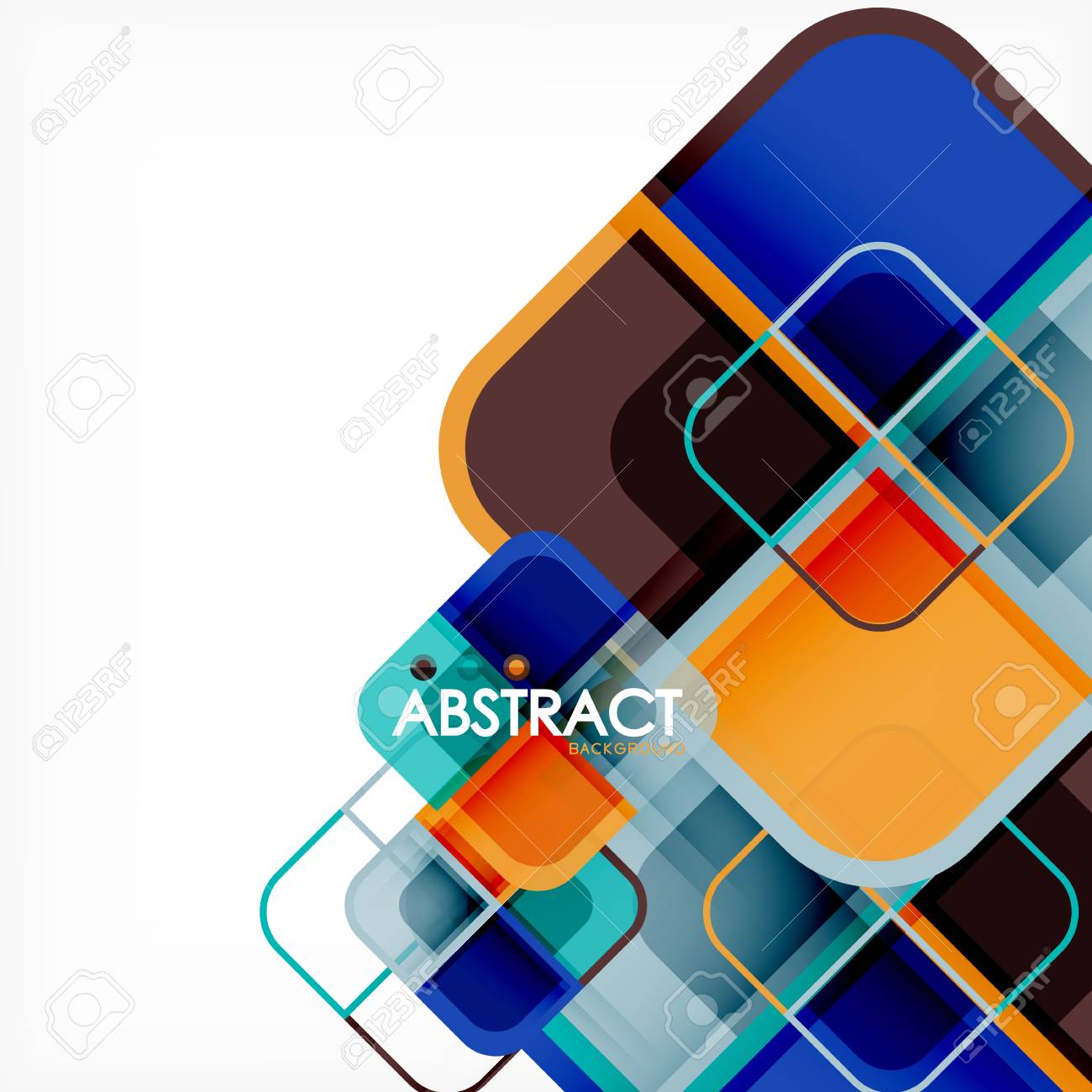 square geometric abstract background paper art design for cover background paper template