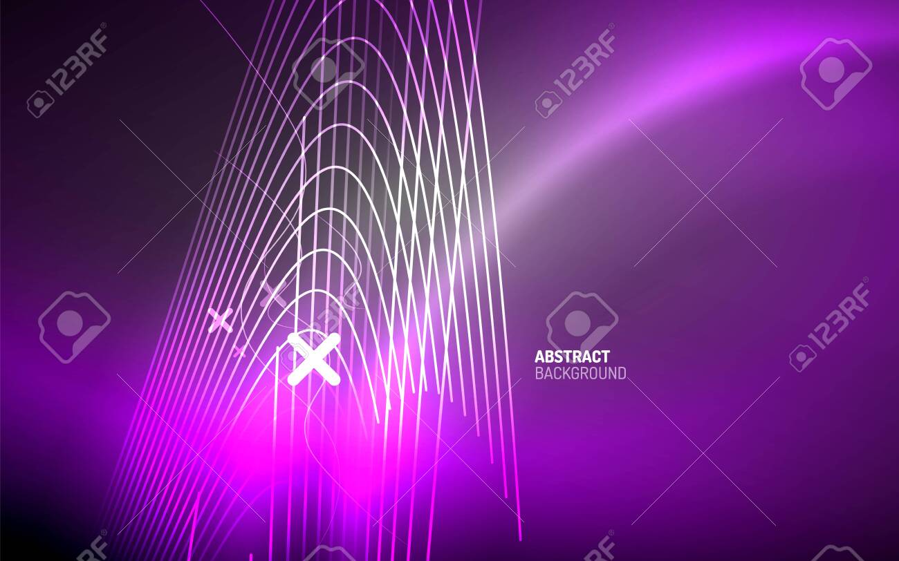 Abstract Background Neon Line Design For Wallpaper Banner Royalty Free Cliparts Vectors And Stock Illustration Image
