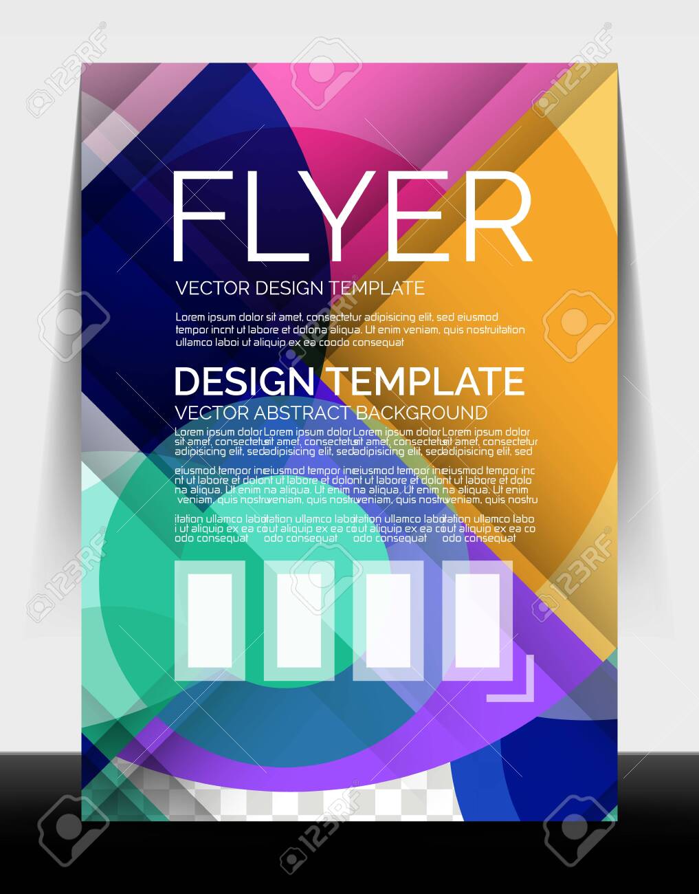 Flyer Annual Report Circle Design Vector Background Print Royalty Free Cliparts Vectors And Stock Illustration Image