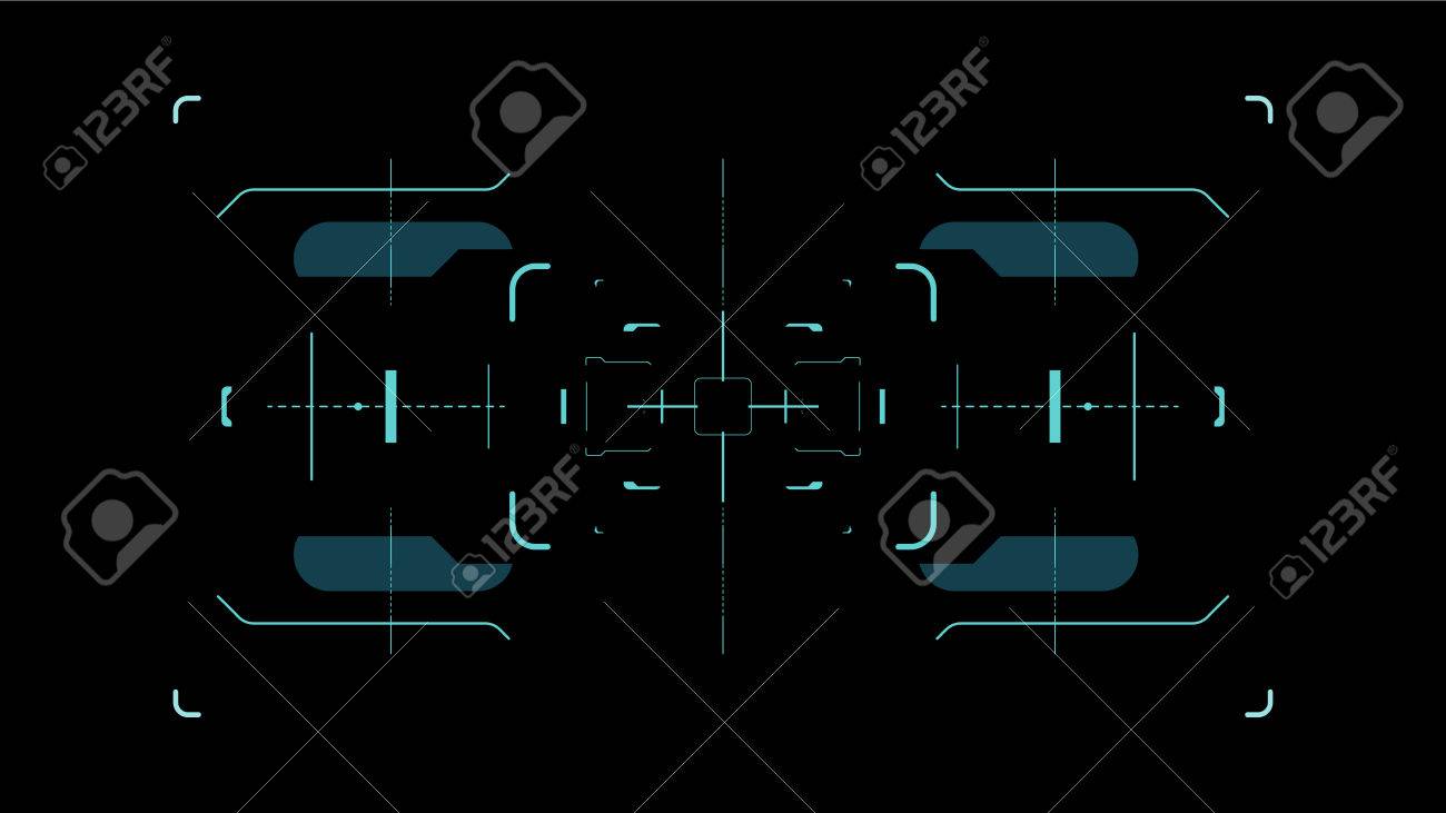 futuristic user interface element user interface hud hi tech user interface element