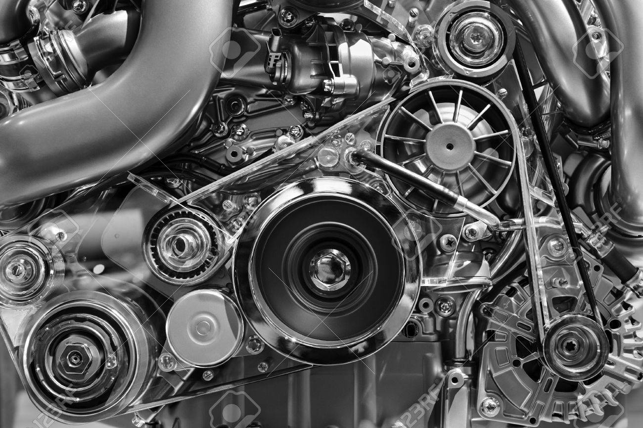 car engine concept of