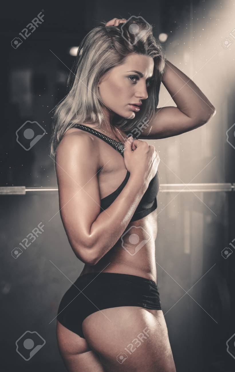 Pretty Fitness Sexy Model Luxury Ass Caucasian Female On Diet With Perfect Body In Gym Pretty Fitness Sexy Model Luxury Ass Caucasian Female On Diet With Perfect Body In Gym