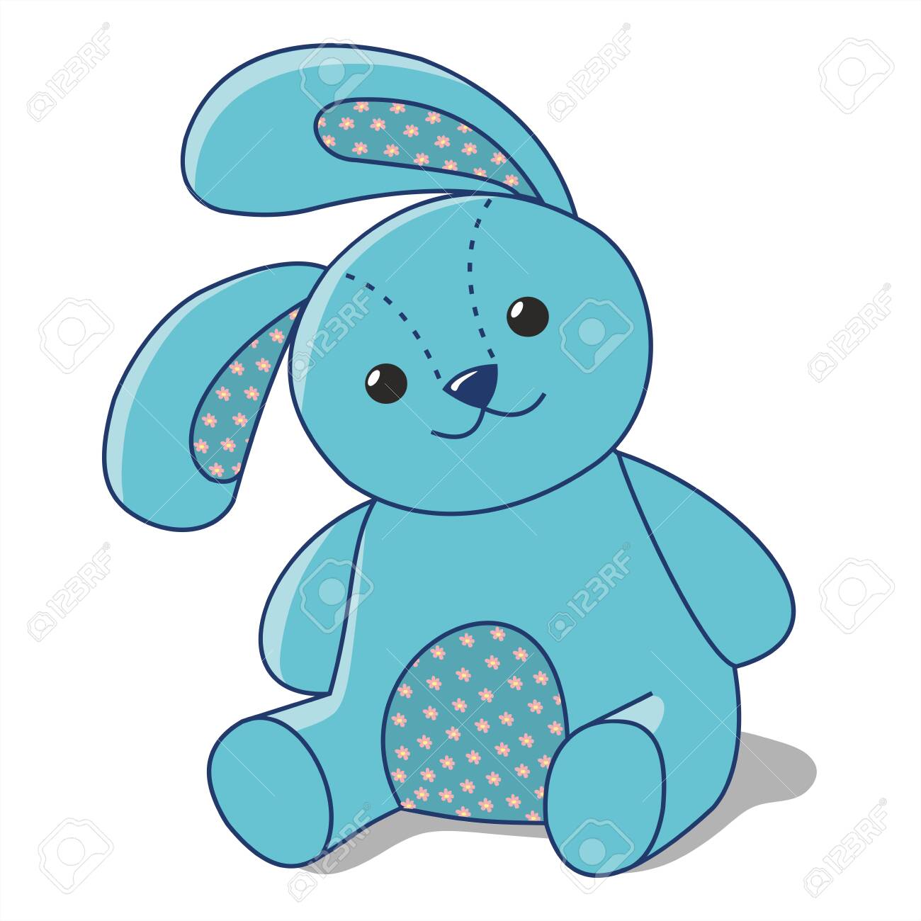 blue bunny soft toy