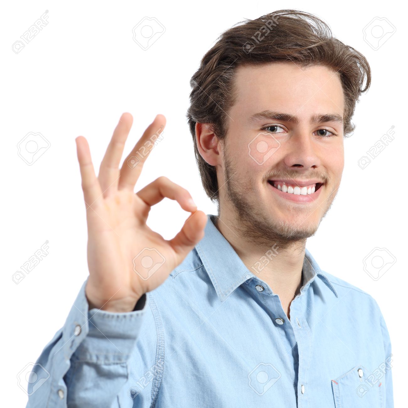 young happy positive teenager