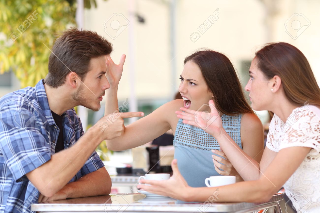 discussion of three angry