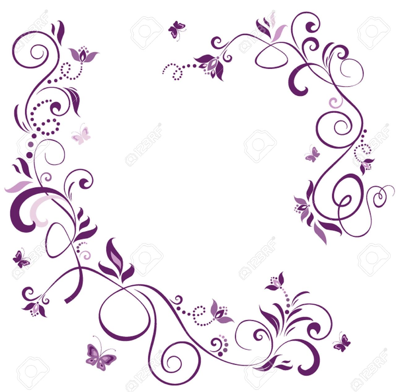 purple border design