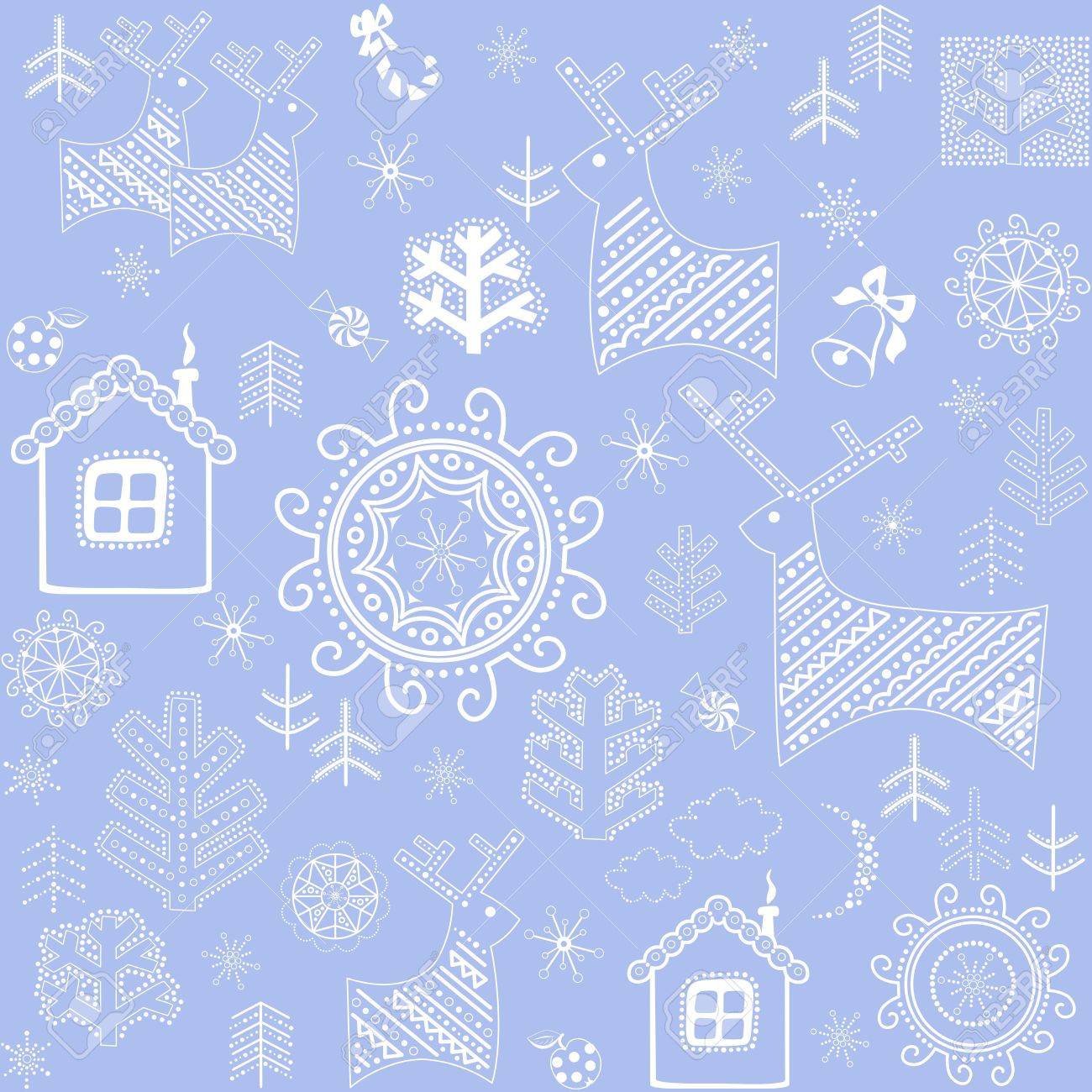 新しい年青印刷の冬の壁紙のイラスト素材 ベクタ Image