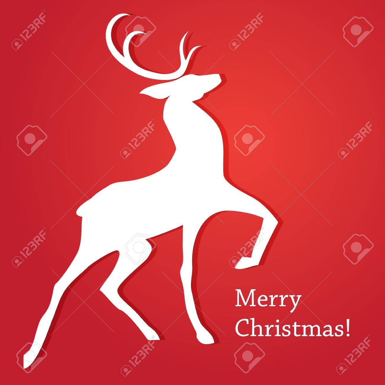 merry christmas reindeer