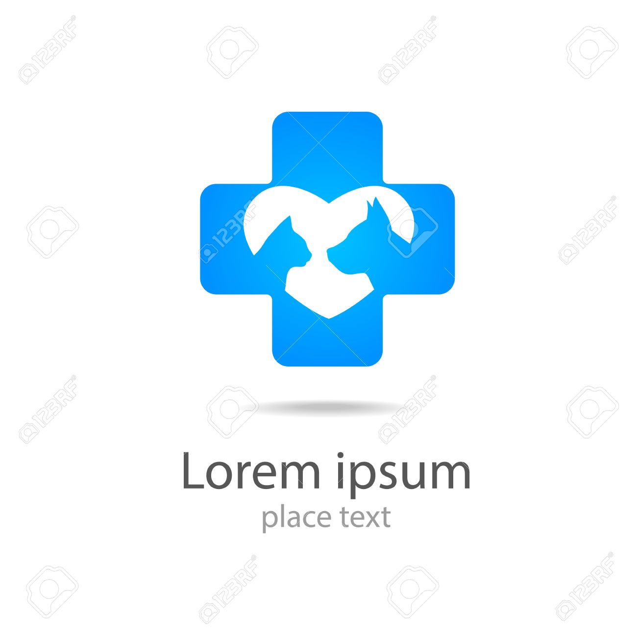 Modèle De Conception De Logo Pour Les Cliniques Vétérinaires De La Médecine Vétérinaire - 