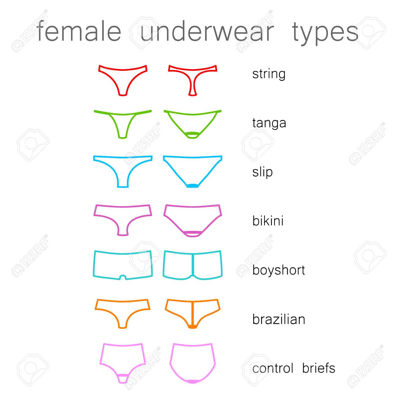 Ropa Intima Tipos De Calzones Para Mujer Nombres En EspaÃ±ol Ropa